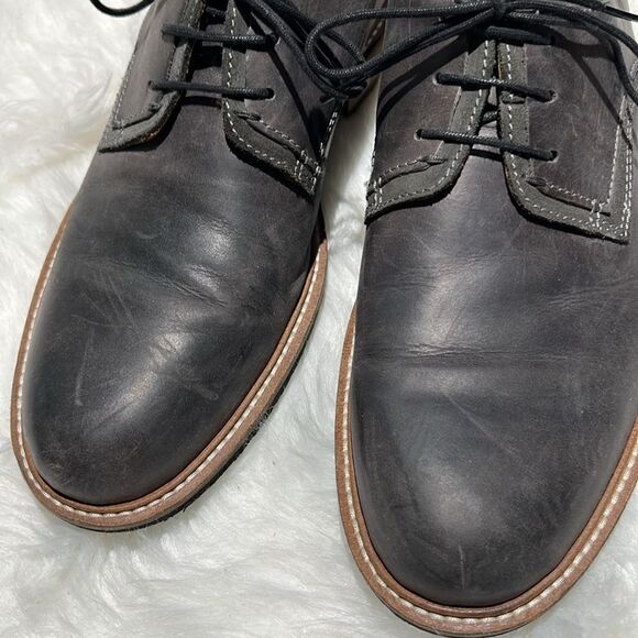 ECCO Men's Kenton Plain Toe Tie Oxford Size EU43/9 Moonless/Dark Shadow B80 - Picture 4 of 11